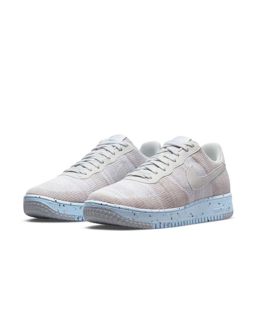 Nike White Air Force 1 Crater Flyknit for men