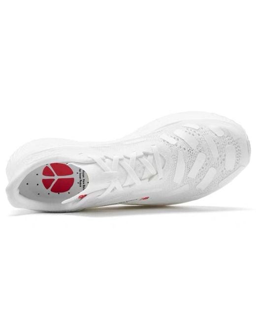 New Balance White District Vision X Fuelcell Rc Elite V2 for men