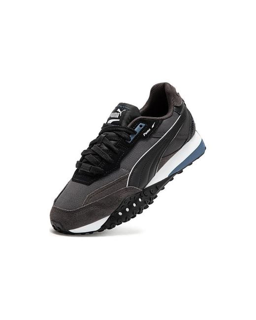 PUMA Black Blktop Rider Pop 'Dark Coal' for men