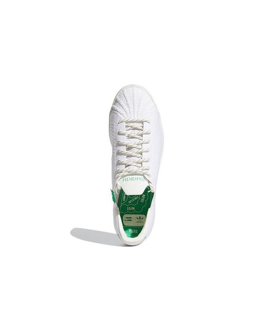Adidas White X Pharrell Superstar Primeknit for men