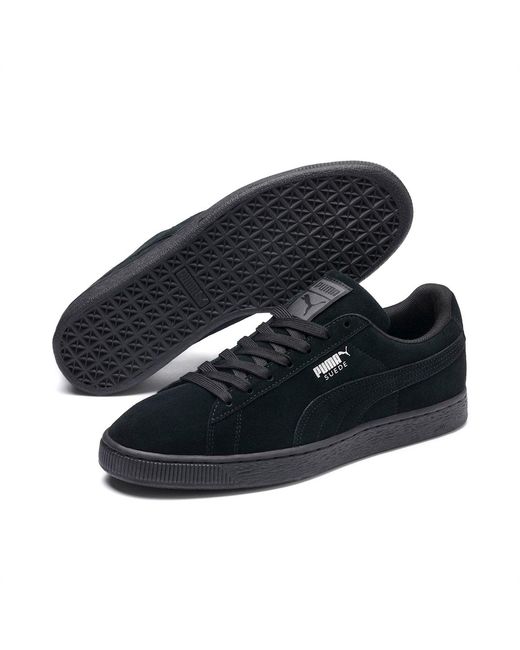 PUMA Black Suede Classic for men