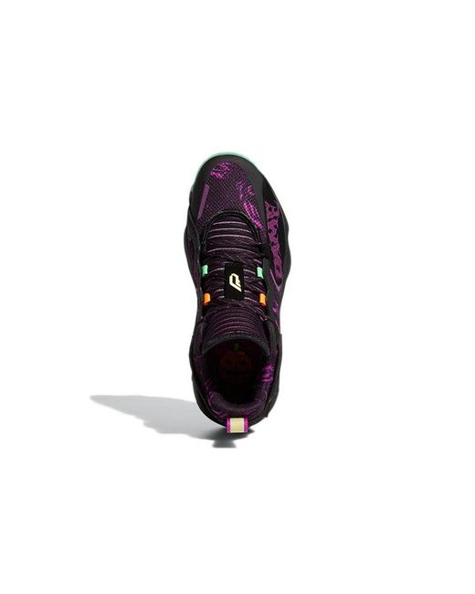 Adidas Black Dame 7 Extply 'Halloween' for men