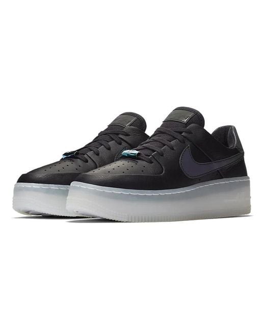 Nike Black (Wmns) Air Force 1 Sage Low Lx 'Oil'