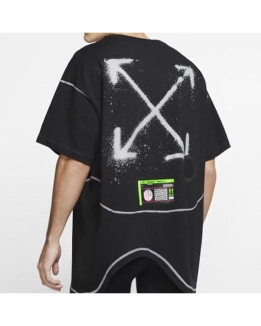 Nike Black X Off- Nrg Ru T-Shirt for men