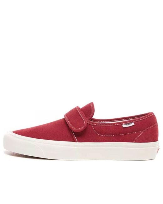 Vans Red Slip-On 47 V Dx 'Brick' for men