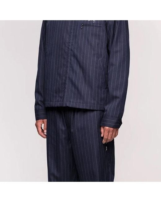 CDG × stussy ストライプ　スラックス Stussy X Cdg Pin Striped Beach Pant in Blue for Men | Lyst UK