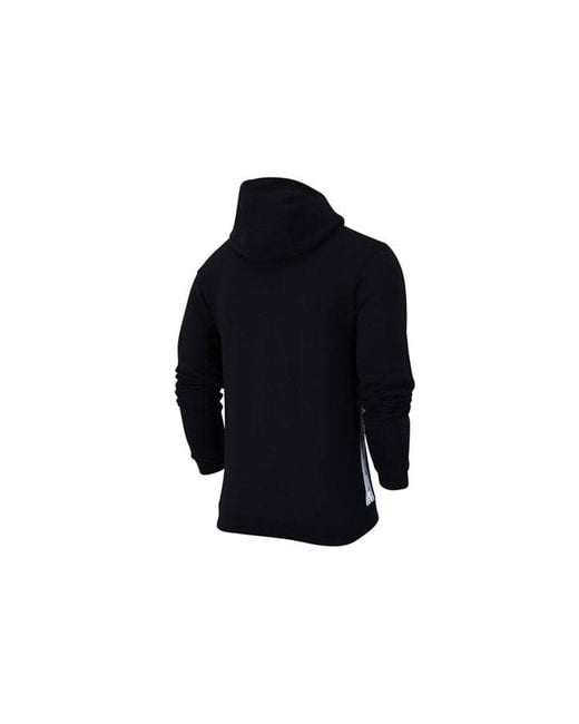 Nike Blue Logo Fleece Stay Warm Casual Sports Hooded Jacket for men