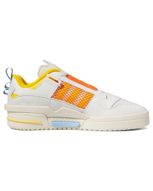 Adidas Yellow Originals Forum Mod Low Shoes 'Cloud Crew' for men