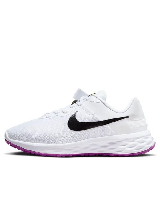 Nike White (Wmns) Revolution 6 Flyease Next Nature