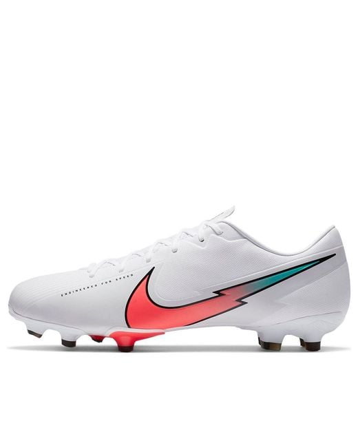 Nike White Mercurial Vapor 13 Academy Mg Flash Crimson' for men