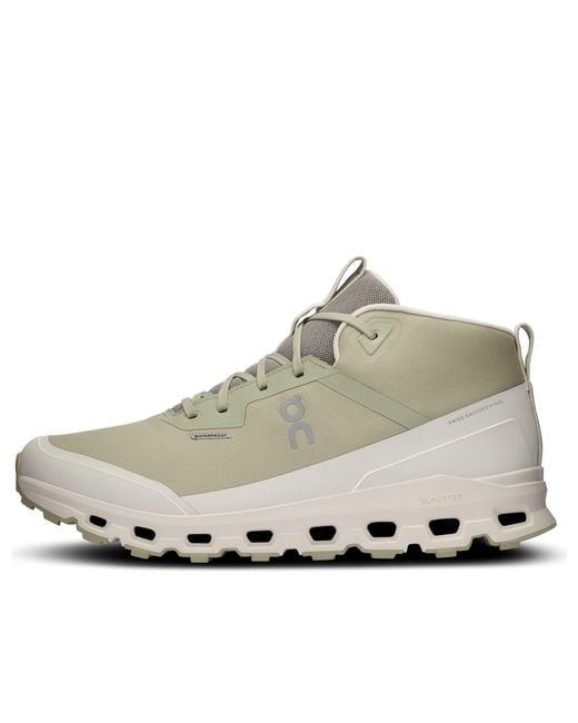 On Shoes White Cloudroam Waterproof 'Chalk Ice' for men