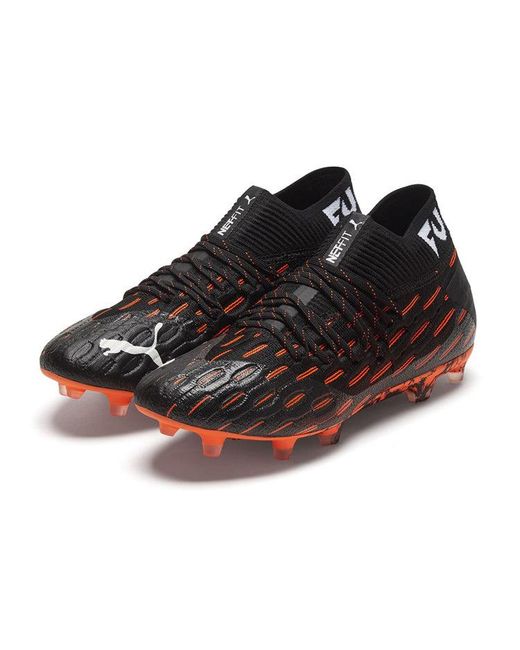 PUMA Black Future 6.1 Netfit Fg Ag Shocking' for men