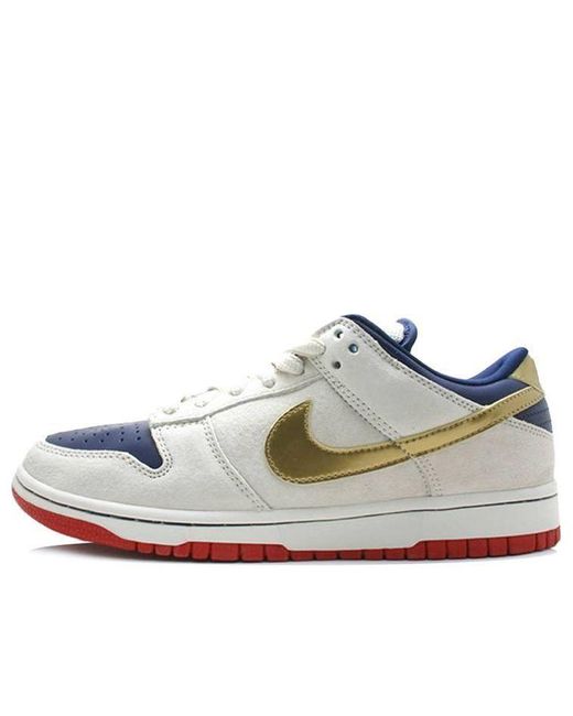 Nike White Sb Dunk Low Pro 'Old Spice' for men