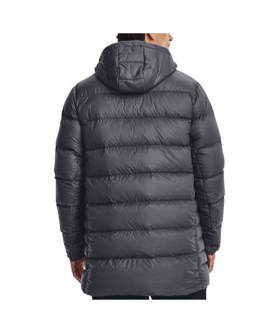 Under Armour Gray Storm Armour Down Parka 'Dark' for men