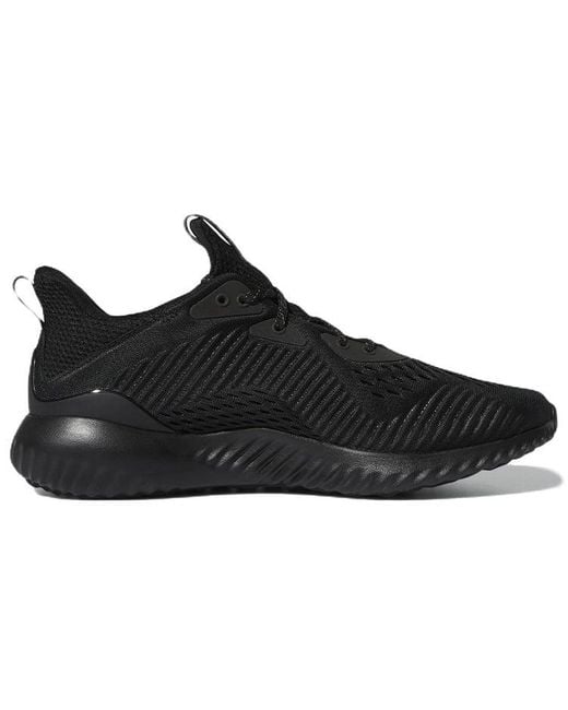 Adidas Black Alphabounce 1 Metallic' for men
