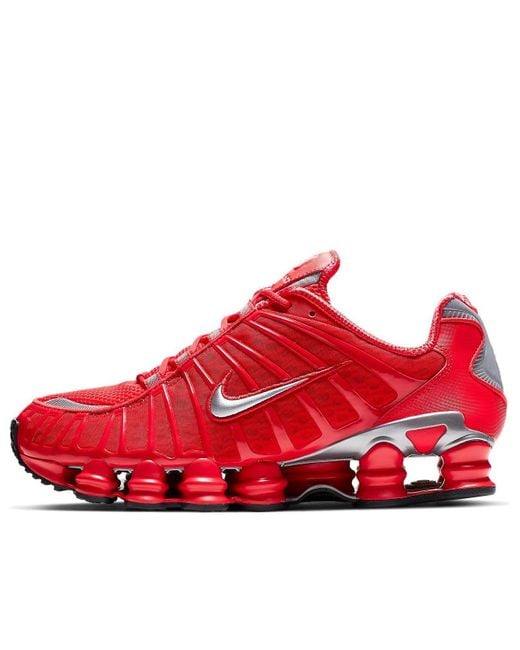 Nike Shox Tl in Red for Men | Lyst