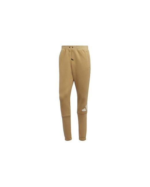 Adidas Natural Logo Printed Track Pants Asia Sizing for men