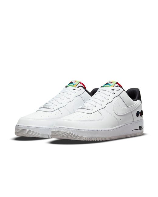 Nike White Air Force 1 '07 Lv8 3 'Peace Love for men