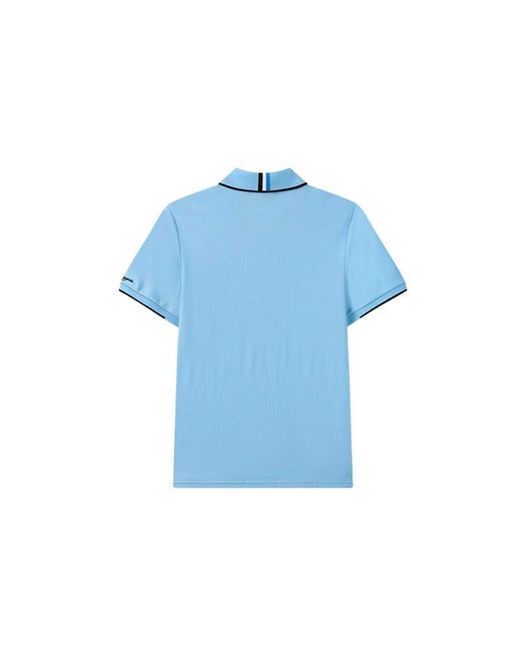 Fila Blue Logo Embroidered Casual Short Sleeve Polo Shirt for men