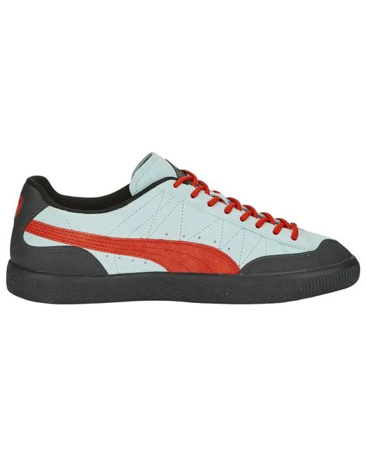 PUMA Blue Perks And Mini X Clyde Rubber 'Light Aqua Warm Earth' for men