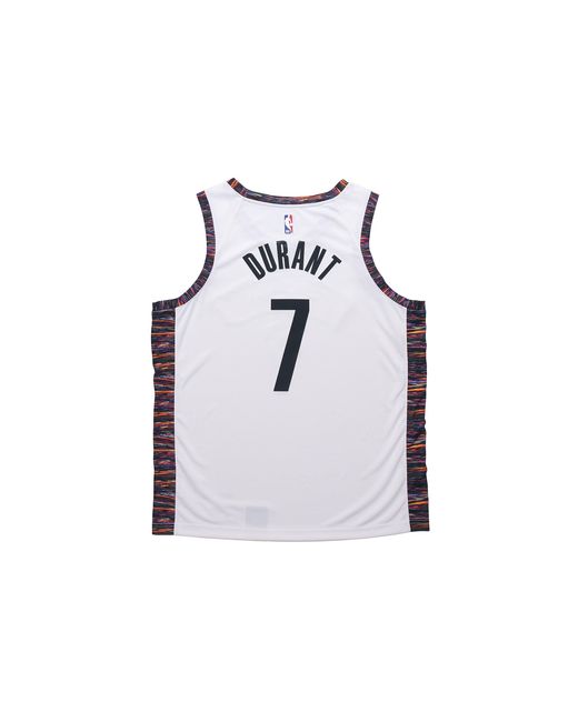 Nike Blue Nba City Limited Jersey Sw Fan Edition 2019-2020 Season Brooklyn Nets Durant No. 7 for men