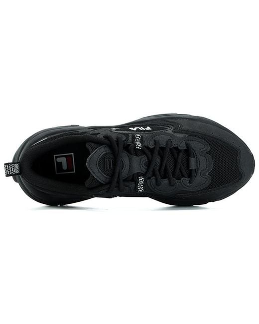 Fila Black Running Shoes Low Nonslip Shoes for men