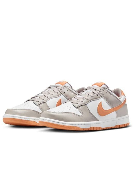 Nike White Dunk Low 'Apricot Agate' for men