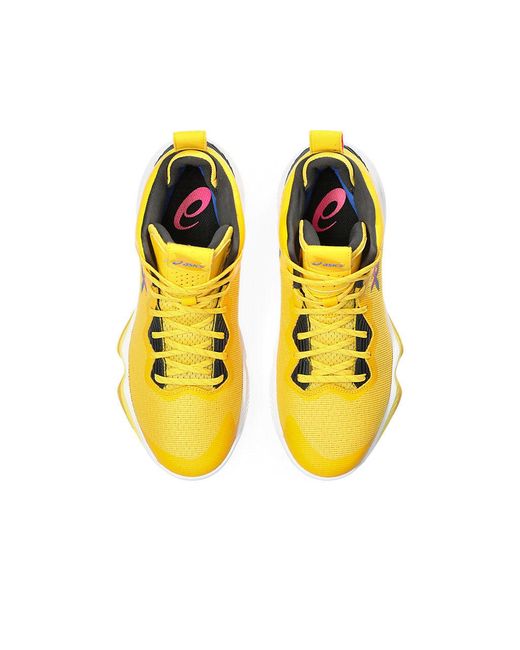 Asics Yellow Nova Surge 2 'Saffron Graphite' for men