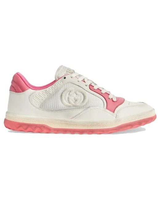 Gucci White Mac80 Leather Low-top Trainers