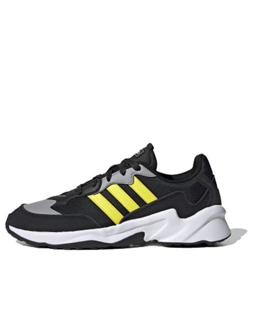 Adidas Neo 20-20 Fx 'black Shock Yellow' in Blue for Men | Lyst