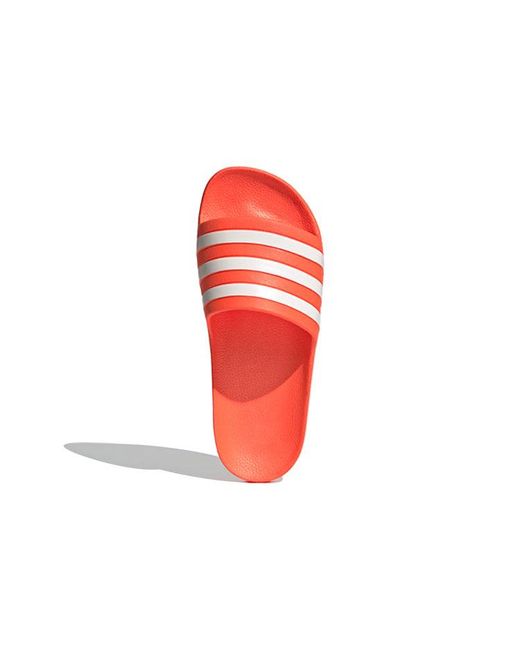 Adidas Red (Wmns) Adilette Adilette Aqua Slide 'Solar'