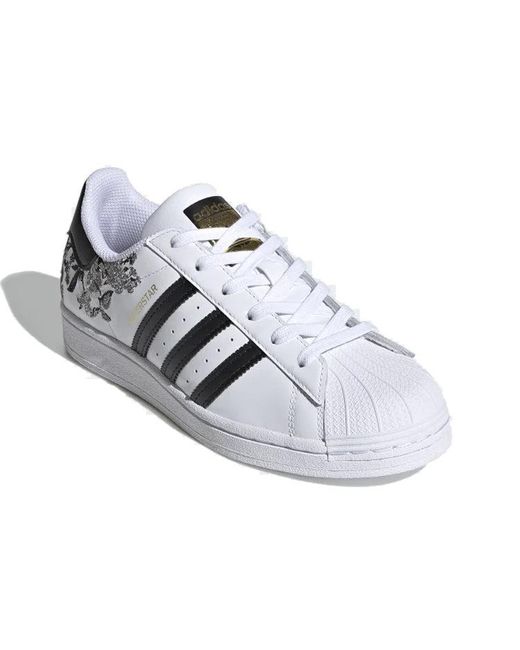 Adidas Blue (Wmns) Superstar 'Floral Twist'