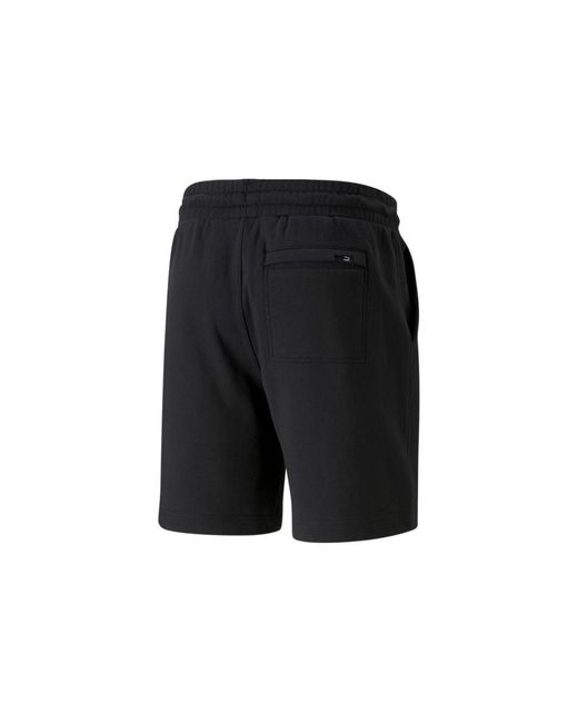 PUMA Black Small Logo Shorts for men