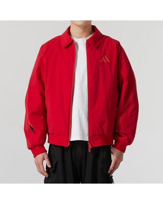 Adidas Red Cny Woven Jacket for men