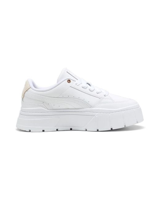 PUMA White (Wmns) Mayze Stack Soft Rosebay'
