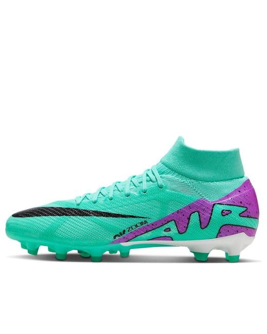 Nike Green Mercurial Superfly 9 Pro Ag-Pro 'Mint' for men