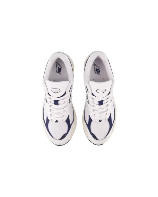 New Balance White 2002r
