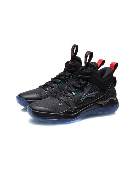 Li-ning Blue Professional Basketball Shoes for men