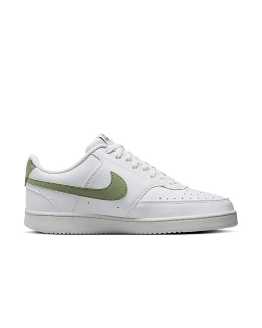 Nike White Court Vision Low Next Nature Oil' for men
