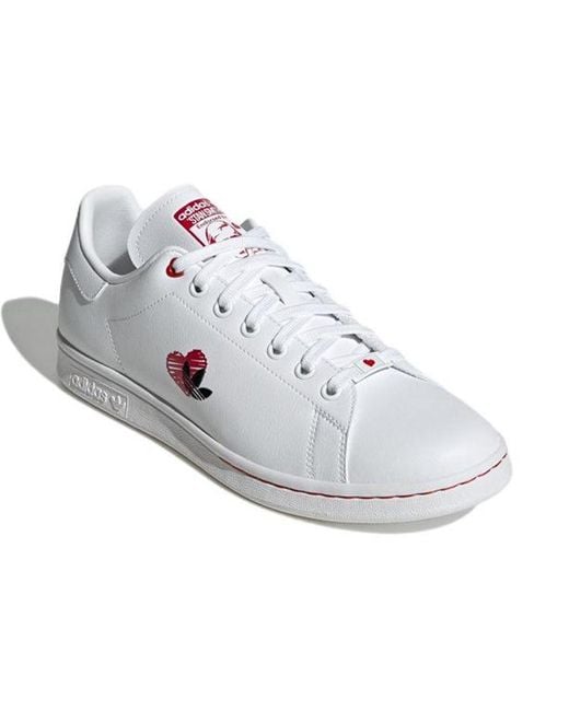 Adidas White Stan Smith 'Valentine's Day' for men
