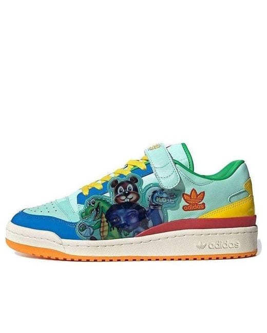 Adidas Blue Kerwin Frost X Forum Low 'Benchmates' for men