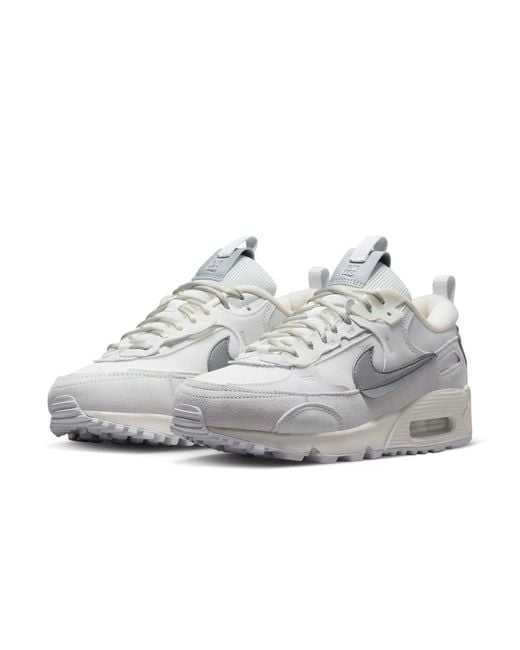 Nike White (Wmns) Air Max 90 Futura Metallic'