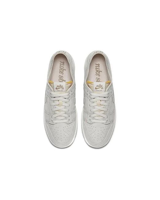 Nike Gray Sb Dunk Low Pro Decon 'Light Bone' for men