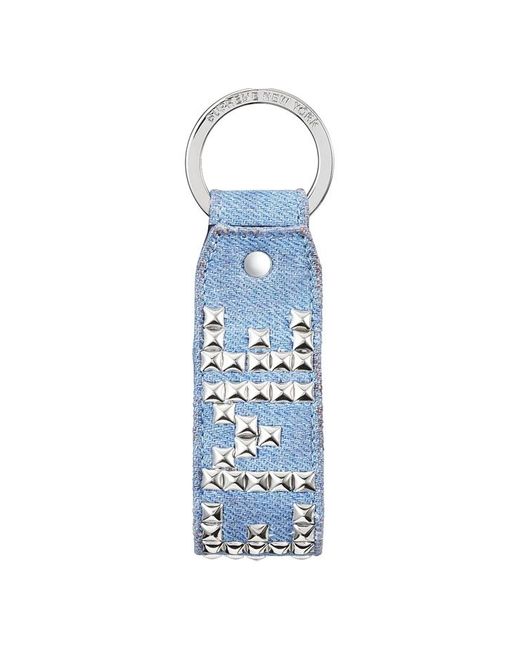 Supreme Blue X Hollywood Trading Company Studded Keychain for men