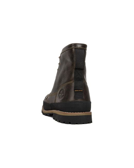 Timberland Black Original Earthkeeper Boots Regenerative Leather' for men