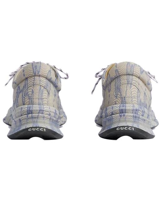 Gucci Gray Run Sneaker Monogram' for men