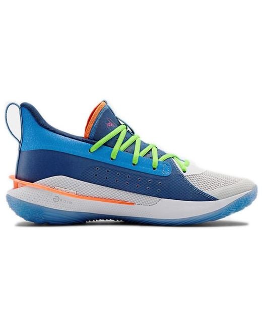 Under Armour Blue Curry 7 'Super Soaker' for men