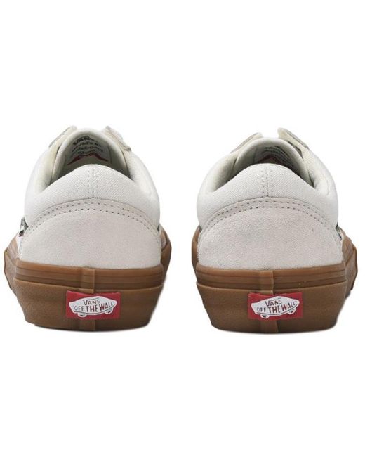 Vans White Old Skool Pro for men