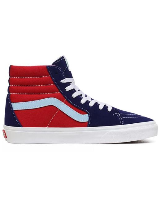vans blue red white