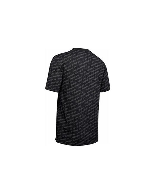 Under Armour Black Ua Unstoppable Wordmark Short Sleeve T-Shirt for men